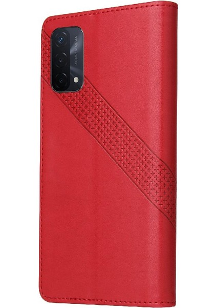 Colorful Shop Oppo A93 5g Premium Deri Üç Kart Yuvaları Kickstand 4 Için Flip Case (Yurt Dışından)