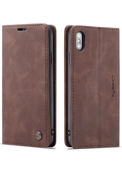 Iphone Xs Max Flip Folio Kitap Kılıf Için Flip Case Kart Yuvası Kickstand Pu (Yurt Dışından) indirimleri
