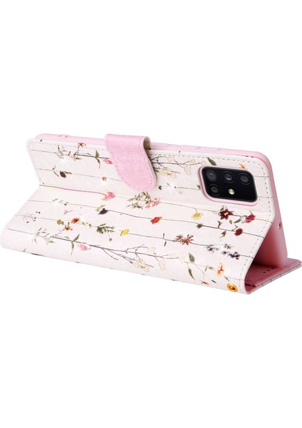 Ile Uyumlu Samsung Galaxy A51 4g Vaka Retro Yaldızlı Kırmızı Gül Çiçek Manyetik Pu Deri Rfıd Engelleme Flip Kart Yuvaları Tutucu Cüzdan Kapağı (Yurt Dışından) indirimleri