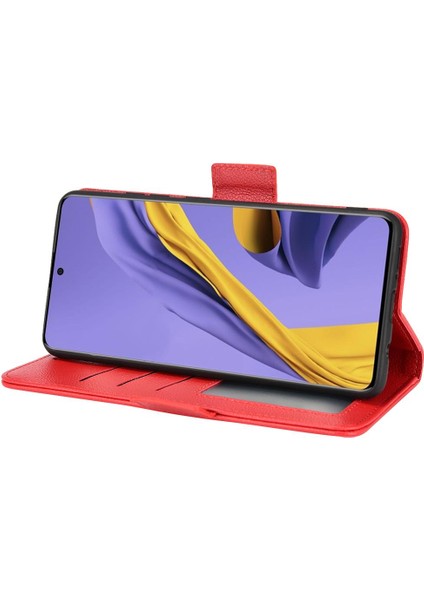 Samsung Galaxy A51 5g Için Kılıf Yan Toka Kart Yuvaları Tutucu Manyetik Pu (Yurt Dışından) modelleri
