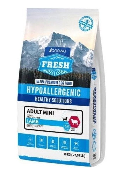 Fresh Küçük Irk Kuzu Etli Yetişkin Köpek Maması 10 kg