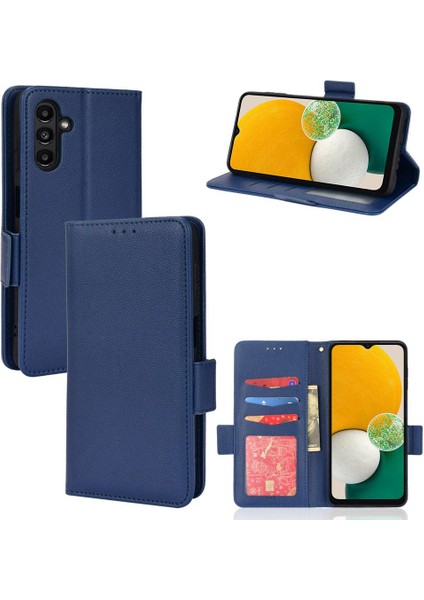Samsung Galaxy A13 5g Için Kılıf Manyetik Cüzdan Yan Toka Pu Deri Kart (Yurt Dışından)