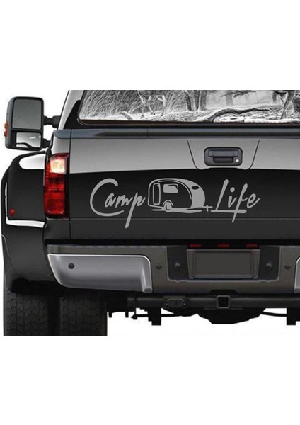 Camp Life Kamp Hayatı Karavan Sticker Adventure Karavan Çıkartması Q41