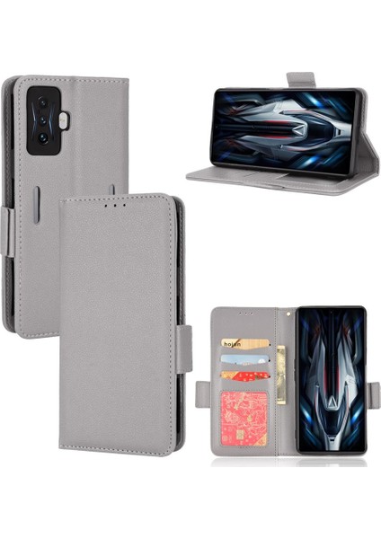 Xiaomi Poco F4 Gt Manyetik Cüzdan Yan Toka Pu Deri Kart Durumda (Yurt Dışından)