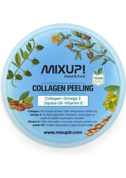 Hand & Foot Collagen (Omega-3, Jojoba) Peeling 300 gr