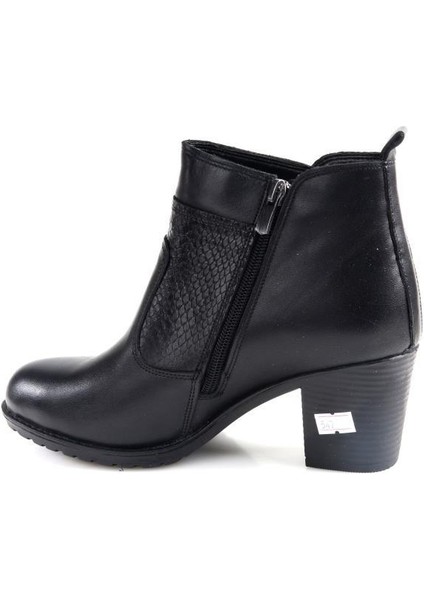 02672 6,5 cm Topuklu Orto Pedik Kadın Deri Bot modelleri