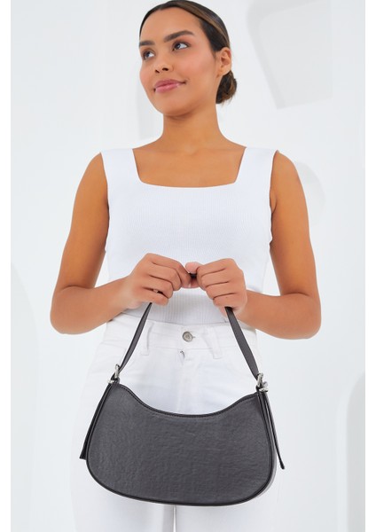 Armine Kadın Kahverengi Düz Baget Çanta 010167 fiyatları