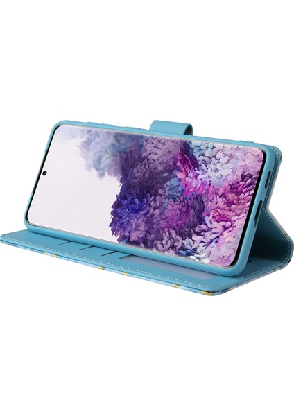 Ile Uyumlu Samsung Galaxy S21 5g Premium Mermer Vintage Pu Deri Manyetik Kapatma Kılıfı Kayışlı Kapaklı (Yurt Dışından) fırsatları