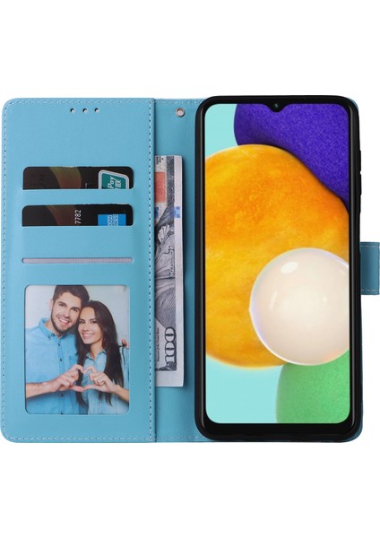 Ile Uyumlu Samsung Galaxy A13 5g Premium Mermer Vintage Pu Deri Manyetik Kapatma Kılıfı Kayışlı Kapaklı (Yurt Dışından) modelleri