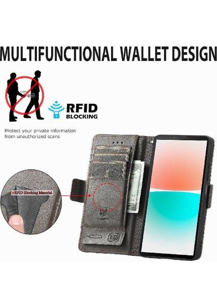 Sony Xperia 10 Iv Çok Renkli Çoklu Kart Yuvası Cüzdan Için Flip Case (Yurt Dışından) indirimleri