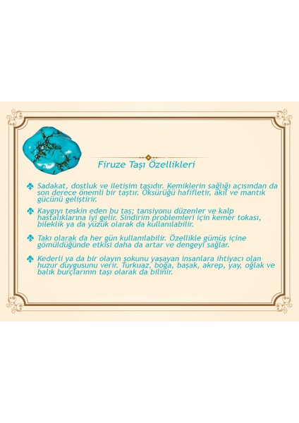 Makrome Örgülü Basic Model Firuze Doğaltaş Kadın Bileklik