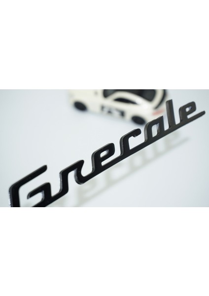Maserati Grecale Siyah Abs Bagaj Kapağı Yazı Logo