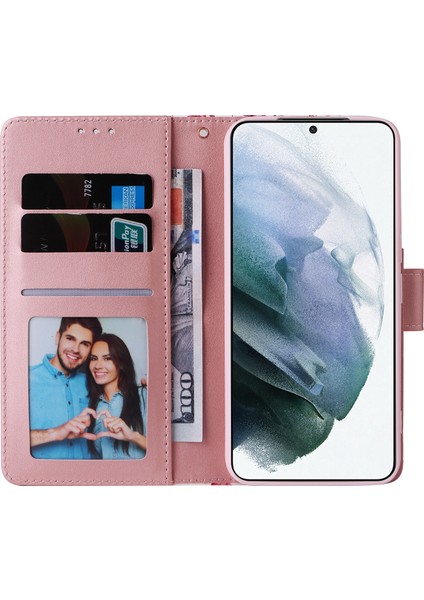 Ile Uyumlu Samsung Galaxy S22 5g Premium Mermer Vintage Pu Deri Manyetik Kapatma Kılıfı Kayışlı Kapaklı (Yurt Dışından) modelleri