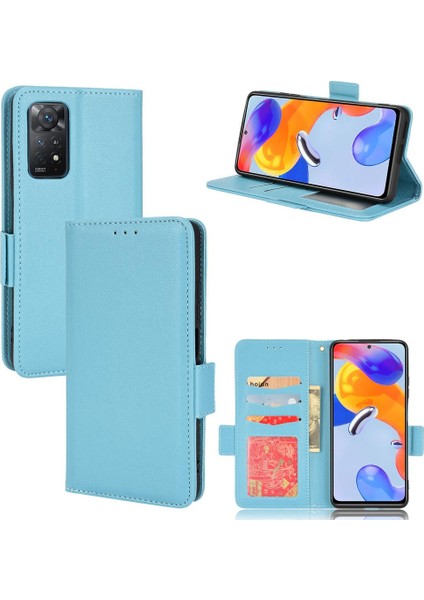 Xiaomi Redmi Için Not 12 Pro 4g Manyetik Kart Yuvaları Tutucu Cüzdan Pu (Yurt Dışından)