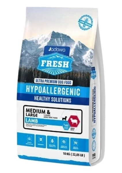 Fresh Orta ve Büyük Irk Kuzu Etli Yetişkin Köpek Maması 10 kg
