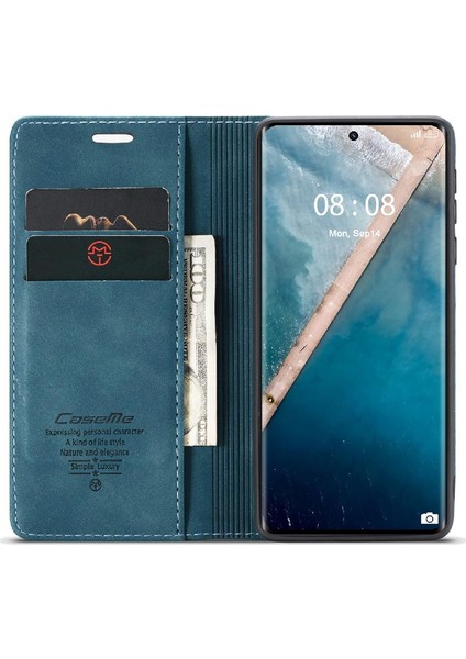 Realme 11 Pro 5g Için Flip Case Vintage Pu Deri Cüzdan Manyetik Kapatma (Yurt Dışından)