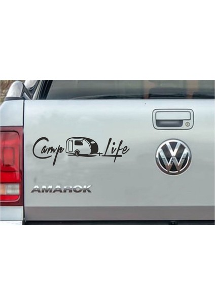 Camp Life Kamp Hayatı Karavan Sticker Adventure Karavan Çıkartması Q41 fiyatları