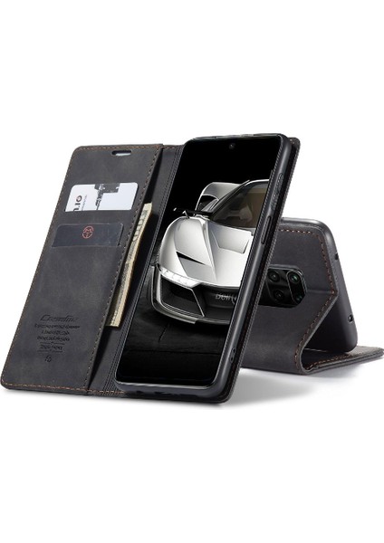 Xiaomi Redmi Not 9 Için Flip Case Pro Max Manyetik Kapatma Darbeye Pu (Yurt Dışından)