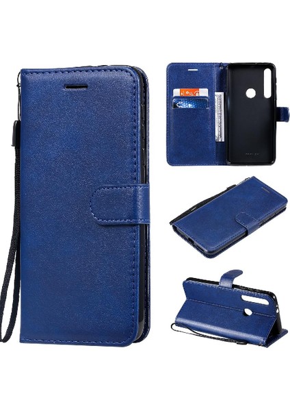 Motorola Moto Için Flip Case Kart Yuvası ile Bir Makro Klasik Düz Renk (Yurt Dışından)