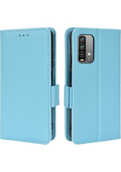 Xiaomi Redmi Için Kılıf 9t Manyetik Pu Deri Kart Yuvaları Tutucu Cüzdan Yan (Yurt Dışından)