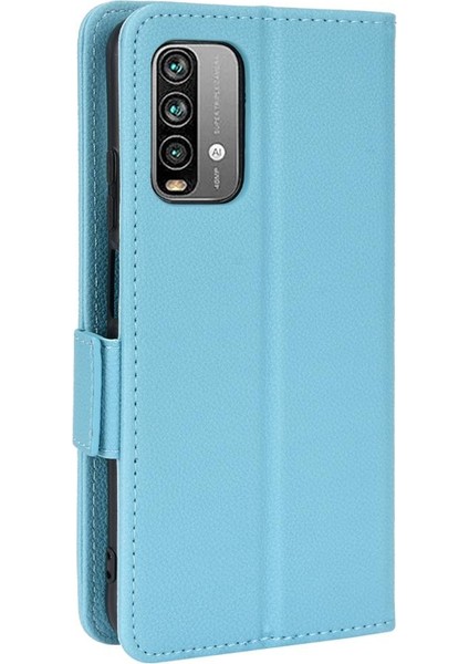 Xiaomi Redmi Için Kılıf 9t Manyetik Pu Deri Kart Yuvaları Tutucu Cüzdan Yan (Yurt Dışından) modelleri