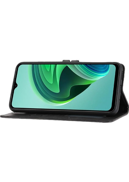 Cüzdan Kılıf Için Xiaomi Redmi Not 11R Manyetik Kapatma Kickstand Kart Tüm (Yurt Dışından)