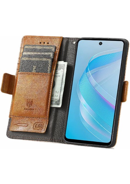 Infinix Akıllı 8 Cüzdan Iş Ekleme Çoklu Kart Yuvası Için Flip Case (Yurt Dışından)