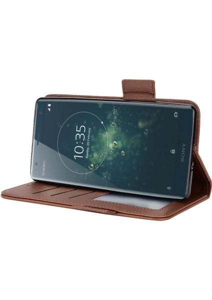 Sony Xperia Xz2 Cüzdan Manyetik Yan Toka Kart Yuvaları Tutucu Pu (Yurt Dışından) fırsatları