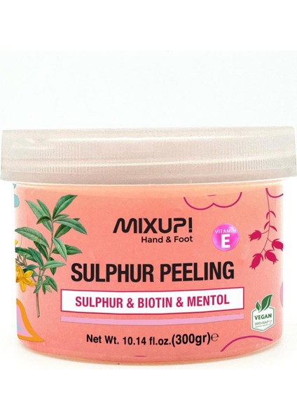 Hand ve Foot Sulphur Biotin, Menthol Peeling 300 gr