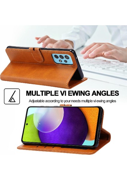 Cüzdan Kılıf Samsung Galaxy Için A53 5g Manyetik Kapatma Tüm Yuvarlak Kart (Yurt Dışından) indirimleri