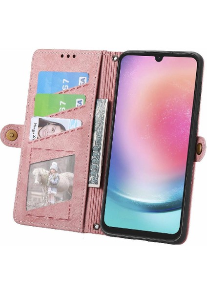 Samsung Galaxy A24 5g Flip Kapak Için Flip Case Basit Iş Darbeye (Yurt Dışından)