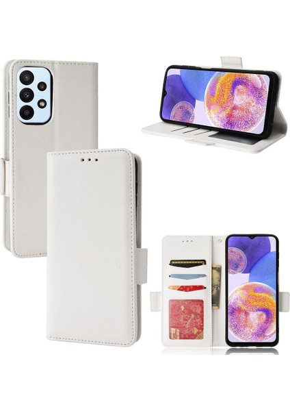 Colorful Shop Samsung Galaxy M23 5g Için Kılıf Yan Toka Cüzdan Pu Deri Manyetik Kart (Yurt Dışından)