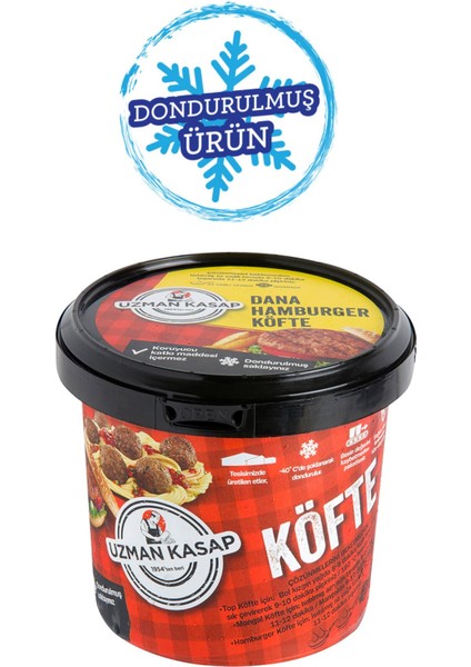 Hamburger Köfte 660 G (Donuk)