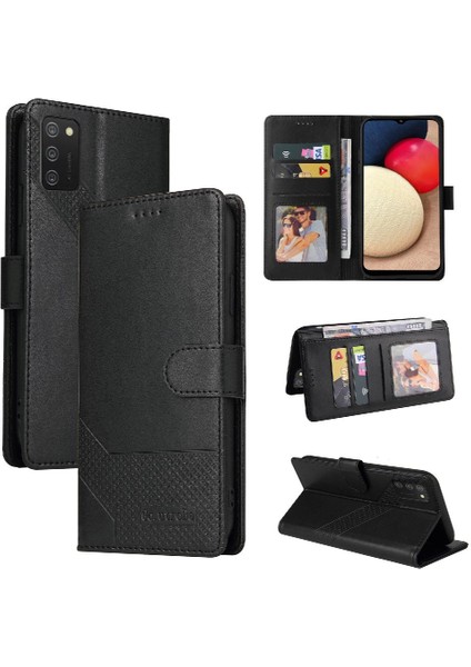 Samsung Galaxy A02S Premium Deri Darbeye 4 Köşe Için Flip Case (Yurt Dışından) fırsatları