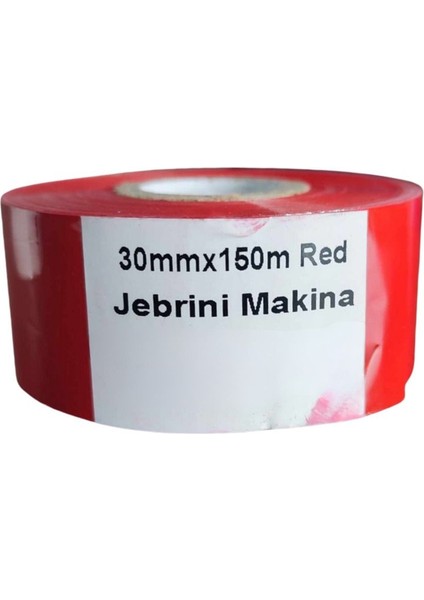 Jebrini Makine Sıcak Baskı Tarih Kodlama / Şeridi Tarih Kodlama Ribonu (Sıcak Baskı Folyosu) 30MM 150CM