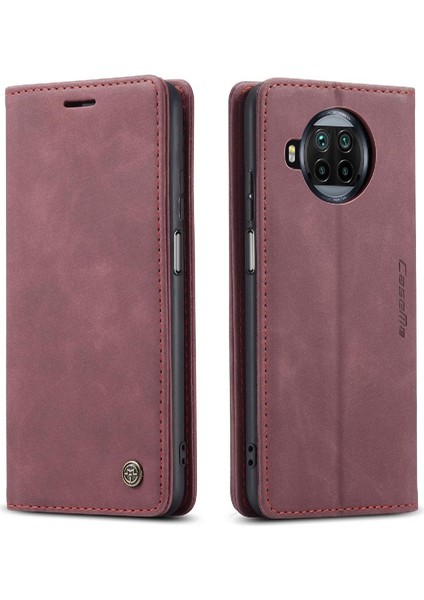 Xiaomi 10T Lite 5g Için Flip Case Kart Yuvası Kickstand Manyetik Kapatma (Yurt Dışından)