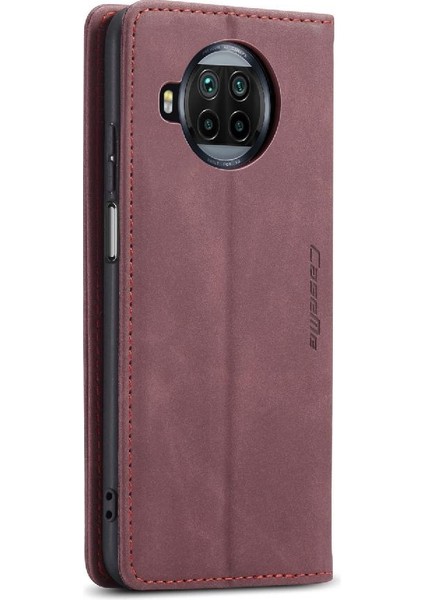 Xiaomi 10T Lite 5g Için Flip Case Kart Yuvası Kickstand Manyetik Kapatma (Yurt Dışından)