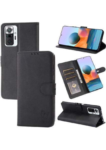 Colorful Shop Cüzdan Kılıf Için Xiaomi Redmi Not 10 Pro Max Kart Tutucu Kickstand Tüm (Yurt Dışından)