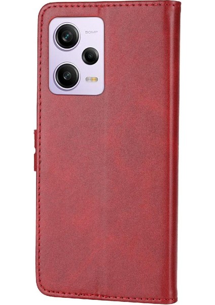 Cüzdan Durumda Xiaomi Redmi Için Not 12 Pro Artı Kart Tutucu Tüm Yuvarlak (Yurt Dışından)