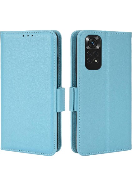 Xiaomi Redmi Için Not 11 4g Cüzdan Pu Deri Kart Yuvaları Tutucu Yan (Yurt Dışından)