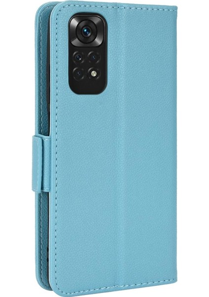Xiaomi Redmi Için Not 11 4g Cüzdan Pu Deri Kart Yuvaları Tutucu Yan (Yurt Dışından)