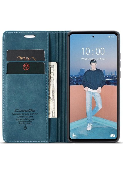 Xiaomi Poco X5 Pro 5g Flip Için Flip Case Folio Kitap Manyetik Kapatma Pu (Yurt Dışından)