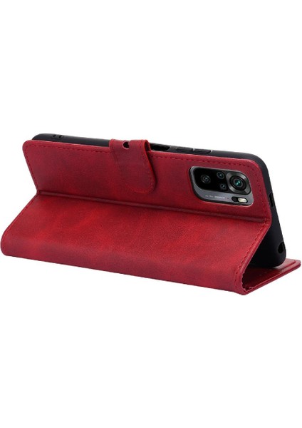 Cüzdan Kılıf Için Xiaomi Redmi Not 10T 5g Kart Tutucu Kabartmalı Kickstand (Yurt Dışından) fırsatları
