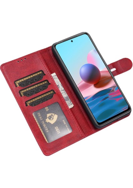 Cüzdan Kılıf Için Xiaomi Redmi Not 10T 5g Kart Tutucu Kabartmalı Kickstand (Yurt Dışından) indirimleri