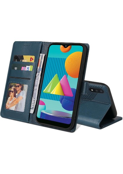 Samsung Galaxy A02 Üç Kart Yuvaları Kickstand Premium 4 Için Flip Case (Yurt Dışından)