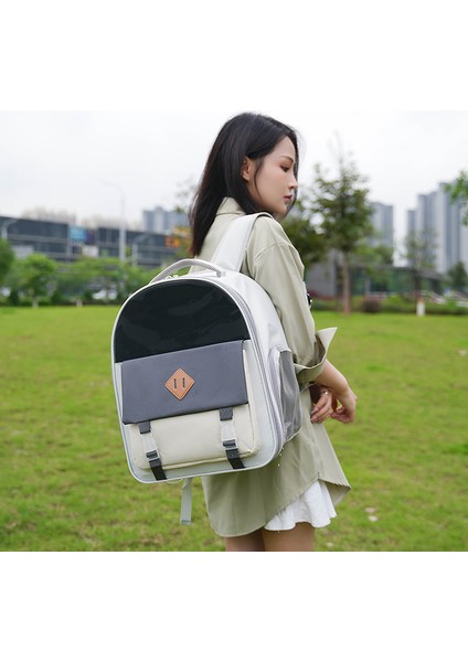 Taşınabilir Evcil Hayvan Sırt Çantası Oxford Kumaş Çok Fonksiyonlu Kedi Çantası (Yurt Dışından) fiyatları