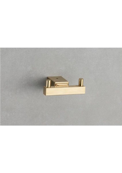 Vector İkili Askılık Gold Renk 40X73X90 Mm