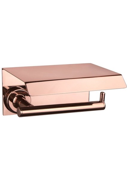 Hoop Kapaklı Tuvalet Kağıtlığı Rose Renk 87X104X156 Mm