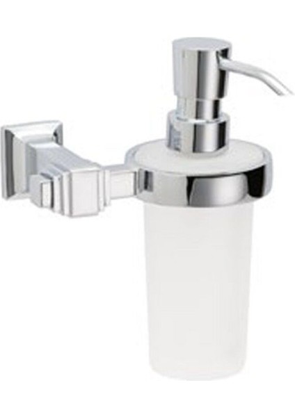 Kubıc Sıvı Sabunluk Cam/Krom Renk 175X102X131 Mm