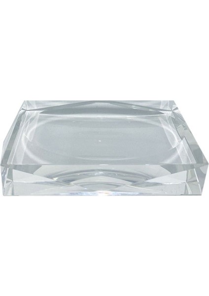 Kristal Katı Sabunluk Şeffaf Renk 30X113X173 Mm